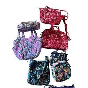Colorful Patterned Handbags Collection